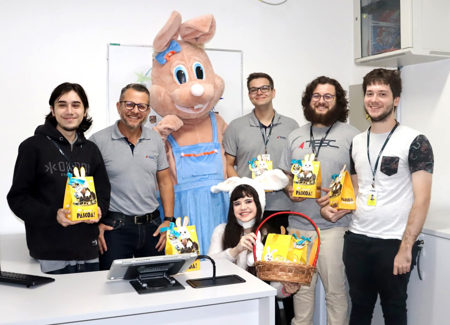 Páscoa no TESC: Reflexão, Harmonia, Renovação, União e Esperança 