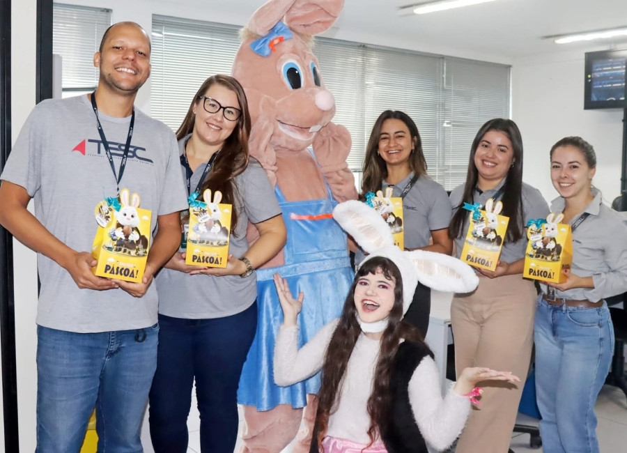 Páscoa no TESC: Reflexão, Harmonia, Renovação, União e Esperança 