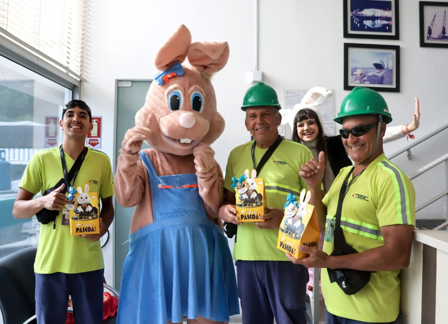 Páscoa no TESC: Reflexão, Harmonia, Renovação, União e Esperança 