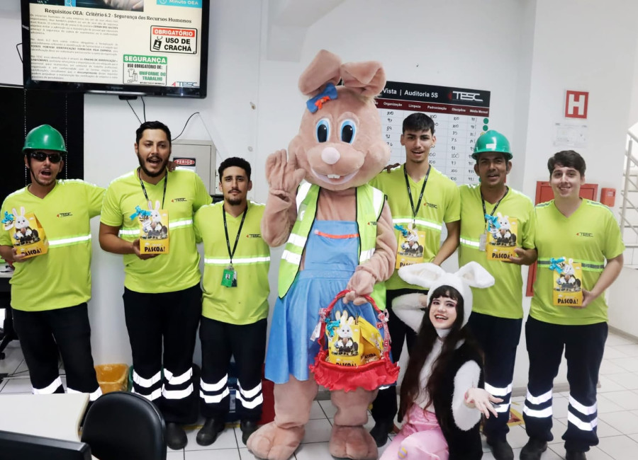 Páscoa no TESC: Reflexão, Harmonia, Renovação, União e Esperança 